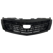 Black Front Upper Grille + Bumper Lower Grill For  Cadillac XTS 2013-2017 w/o Camera