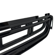Black Front Upper Grille + Bumper Lower Grill For  Cadillac XTS 2013-2017 w/o Camera