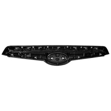 Glossy Black Front Upper Grille Grille & DRL Turn Signal Fog Lights for Subaru Forester 2019-2021