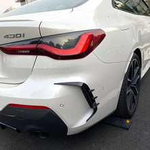 Glossy Black Rear Bumper Side Air Vent Trim For BMW 4-Series G22 G23 Coupe/Convertible M Sport 2021-2023