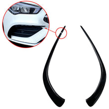 For 2020-2023 Mercedes CLA C118 AMG Sport Front Bumper Lip Splitter Canards Trim Glossy Black