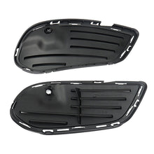 4pcs Front Fog Light Cover Grill Trims For Mercedes C-Class W205 C300 C43 AMG 2015-2018