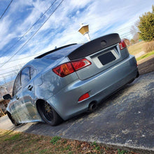 Matte Black Rear Trunk Spoiler + Roof Wing For 2006-2013 Lexus IS250 IS350 IS-F Sedan