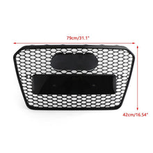 Honeycomb Front Grill Black For AUDI A5 B8.5 S5 8T 2013-2016