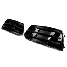 Gloss Black Front Fog Light Cover Grill For 2018-2020 AUDI Q5 NON-Sline Base Bumper
