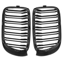 Glossy Black Front Kidney Grille For BMW X3 X4 F25 F26 2014-2017