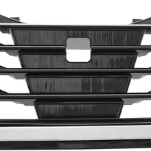 Front Upper Grille Grill Set w/Chrome Tirm for Subaru Forester 2019-2021