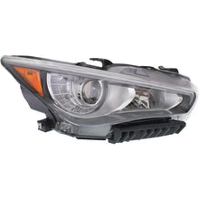 Pair L+R Headlight Lamp for Infiniti Q50 Sedan 2014-2017