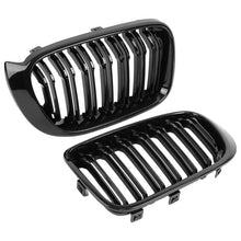 Glossy Black Front Kidney Grille For BMW X3 X4 F25 F26 2014-2017