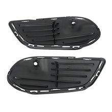 4pcs Front Fog Light Cover Grill Trims For Mercedes C-Class W205 C300 C43 AMG 2015-2018