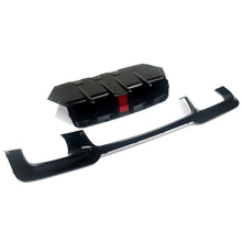Gloss Black LED Light Rear Diffuser for BMW F10 Sedan 528i 530i M-Sport 2011-2016