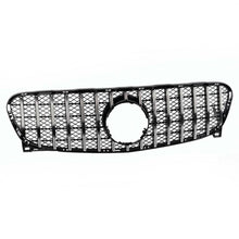 Chrome Front Mesh Grill For Mercedes X156 GLA GLA200 GLA250 GLA45 2014-2017 w/o Camera