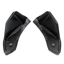 For 2020+ Toyota Supra A90 Carbon Fiber Look Rear Bumper Side Corner Aprons Spats