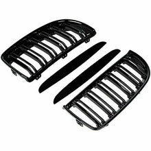 Black Front Kidney Grille For BMW 3-Series E90 E91 Sedan 2005-2008