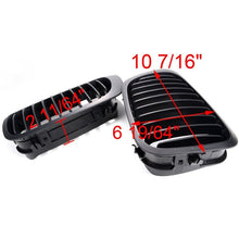 Matte Black Front Hood Grille For 1999-2002 BMW E46 Coupe