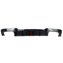 Gloss Black LED Light Rear Diffuser for BMW F10 Sedan 528i 530i M-Sport 2011-2016
