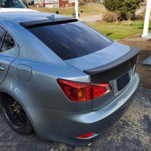 Matte Black Rear Trunk Spoiler + Roof Wing For 2006-2013 Lexus IS250 IS350 IS-F Sedan