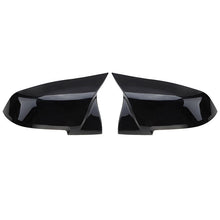 Glossy Black Rear Mirror Cover Caps Replacement For BMW F20 F21 F22 F30 F32 F36