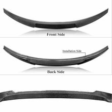 Real Carbon Fiber Rear Highkick Spoiler Fors AUDI A4 B9 S4 Sedan 2017-2024
