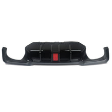 Gloss Black LED Light Rear Diffuser for BMW F10 Sedan 528i 530i M-Sport 2011-2016