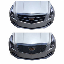 Overlay Chrome Front Bumper Grille for 15-19 Cadillac ATS