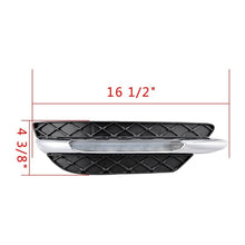 LED Daytime Running DRL Fog Light Grill for Mercedes C-Class W204 C300 Non-AMG 2012-2014