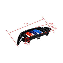 M-Color Front Hood Grille Gloss Black For BMW 4-Series F32 F33 F36 2014-2020