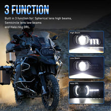 For F650GS/F700GS/F800GS/F800GS LED Headlight Assembly with Angel Eye DRL DOT