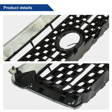 Glossy Black Front Grille Hood Bulge Molding For Toyota Tundra 2014-2021