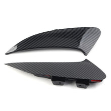 For 2020-2023 Mercedes CLA C118 AMG Bumper Carbon Fiber Look Rear Splitter Canard Air Vents