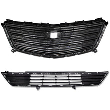 Front Bumper Upper Grill & Lower Grille For Cadillac XT5 2016-2019