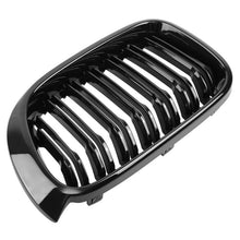 Glossy Black Front Kidney Grille For BMW X3 X4 F25 F26 2014-2017