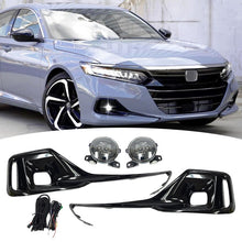 LED DRL Front Fog Lights Running Lamps For Honda Accord 2021-2023
