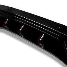 Rear Diffuser w/ Black Exhaust Tips for Mercedes Benz W205 Sedan C300 Base Sedan NON AMG
