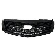 Black Front Upper Grille + Bumper Lower Grill For  Cadillac XTS 2013-2017 w/o Camera