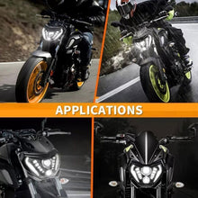 LED Headlight Assembly With DRL For Yamaha MT09 FZ09 2014-2016 MT07 2018 2019