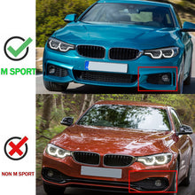 Front Fog Grill + Lower Bumper Grille For BMW F32/F33/F36 M Sport 2014-2021
