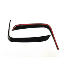 Carbon Black Rear Side Air Vent Splitter Cover Trim For BMW X3 G01 X4 G02 M Sport 2022-2023