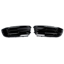 Gloss Black Front Fog Light Grill Cover Bezel Fits For Audi Q5 S-Line 2018-2020