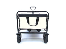 Buff + Black Folding Camping Cart Camp Wagon Trolley cp12
