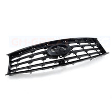 Front Upper Grille Gloss Black for 2014-2017 INFINITI QX70