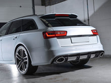 RS6 Style Diffuser & Chrome Exhaust Tips for Audi A6 C7.5 S-line 2016-2018