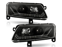 Left+Right For 2009-2011 Audi A6 C6 Halogen Sequential Signal Projetor LED Headlights Headlamps