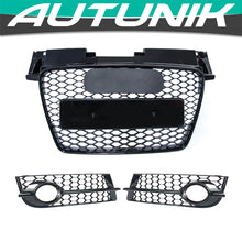 Honeycomb Front Grill & Fog Light Cover AUDI TT MK2 8J Non-Sline 2006-2014