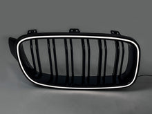 Gloss Black Front Kidney Grille Upper Radiator w/ LED Lights For 2013-2018 BMW 3 Series F30 320i 328i 335i Sedan