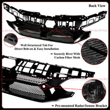 For 2023-2025 Honda Civic Type-R FL5 V Style Front Grill Grille W/ Full Carbon Fiber Mesh