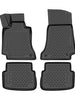 4pcs Floor Mats Liner for Mercedes C Class C205 C300 C43 Coupe 2017-2023 All Weather TPE Black