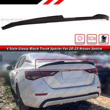 For 2020-2025 Nissan Sentra Gloss Black Rear Trunk Spoiler Wing