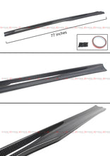 For 2016-2021 BMW F87 M2 M2C Carbon Fiber PSM Style Side Skirt Extension Splitter