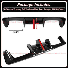 For 2021-2026 BMW G80 M3 G82 G83 M4 CTM V3 Full Carbon Fiber Rear Diffuser W/ LED